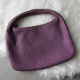 ボッテガ イントレチャート レザー ワンショルダーバッグ パープル