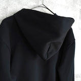 プレイ コム デ ギャルソン ハートロゴ ジップアップ パーカー ブラック