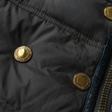 バーバリー 金ボタン ダウンジャケット ダウンコート ブラウン