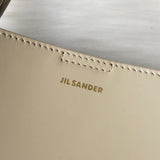 ジルサンダー タングル スモール レザー ショルダーバッグ ベージュ