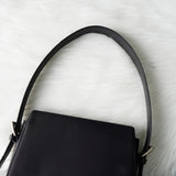 バレンシアガ BBロゴ ナイロン / レザー ワンショルダーバッグ ハンドバッグ ブラック