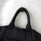 プラダ ナイロン キルティング 2way ハンドバッグ ショルダーバッグ トライアングルロゴ ブラック