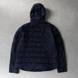 ポロ ラルフローレン ロゴプレート ダウンジャケット ネイビー