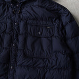 ポロ ラルフローレン ロゴプレート ダウンジャケット ネイビー