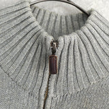 ポロ ラルフローレン ポニーロゴ ドライバーズニット グレー