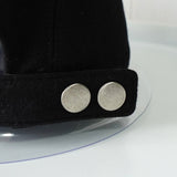 エルメス ライリー ドロップ カシミヤ100% キャップ ブラック