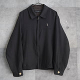 イヴサンローラン YSLロゴ ブルゾン グレー