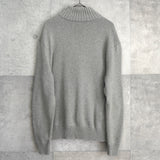 ポロ ラルフローレン ポニーロゴ ドライバーズニット グレー