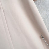 イヴサンローラン ロング丈 トレンチコート ピンクベージュ コート レディース