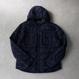 ポロ ラルフローレン ロゴプレート ダウンジャケット ネイビー