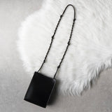 ジルサンダー タングル スモール レザー ショルダーバッグ ブラック