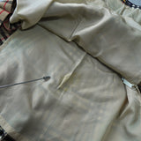 バーバリー ノバチェック ウール プリーツスカート ベージュ