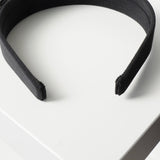 サルバトーレ フェラガモ ヴァラリボン ラインストーン ビジュー キャンバス カチューシャ ヘアバンド ブラック 箱付き