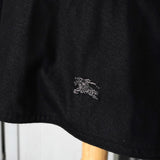 バーバリー ロゴ パフスリーブ Aライン 半袖ワンピース ブラック レディース - NEWSED