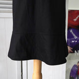 バーバリー ロゴ パフスリーブ Aライン 半袖ワンピース ブラック レディース - NEWSED