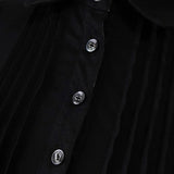 バーバリー ロゴ パフスリーブ Aライン 半袖ワンピース ブラック レディース - NEWSED