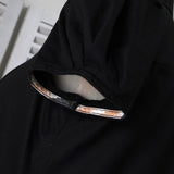 バーバリー ロゴ パフスリーブ Aライン 半袖ワンピース ブラック レディース - NEWSED