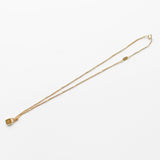 Anagram Padlock Motif Gold Necklace - NEWSED