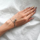 シャネル ココマーク ボール ブレスレット ラインストーン シルバー B12/C - NEWSED