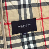バーバリー キルティングジャケット ノバチェック裏地 ベージュ