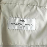 バレンシアガ ヴィンテージ BBロゴ ダウンジャケット アイボリー - NEWSED