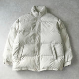バレンシアガ ヴィンテージ BBロゴ ダウンジャケット アイボリー - NEWSED