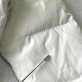 バレンシアガ ヴィンテージ BBロゴ ダウンジャケット アイボリー - NEWSED