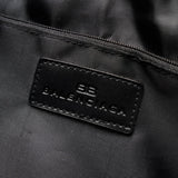 バレンシアガ BBロゴ キャンバス / レザー ハンドバッグ ブラック - NEWSED