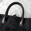 バレンシアガ BBロゴ キャンバス / レザー ハンドバッグ ブラック