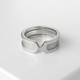 カルティエ C2 リング 750 WG 指輪 リング K18 ホワイトゴールド サイズ52 / 11号 - NEWSED