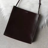 ジルサンダー タングル ミディアム レザー ショルダーバッグ ブラウン