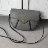 クリスチャン ディオール ヴィンテージ CDロゴ レザー ショルダーバッグ マットグレー - NEWSED