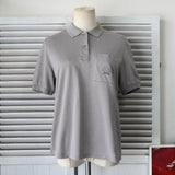 クリスチャン ディオール ヴィンテージ CDロゴ 半袖ポロシャツ グレー - NEWSED