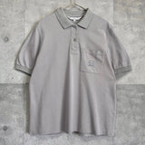 クリスチャン ディオール ヴィンテージ CDロゴ 半袖ポロシャツ グレー - NEWSED