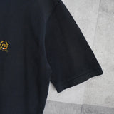 クリスチャンディオール CDロゴ 刺繍 半袖ポロシャツ ブラック - NEWSED