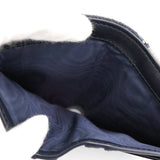 ディオール CDロ トロッター キャンバス/レザー 二つ折り財布 ブルー 未使用品 - NEWSED