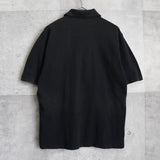 クリスチャンディオール CDロゴ 刺繍 半袖ポロシャツ ブラック - NEWSED