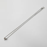 クリスチャン ディオール CDロゴ キューブ シルバー ネックレス - NEWSED