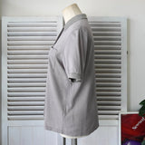 クリスチャン ディオール ヴィンテージ CDロゴ 半袖ポロシャツ グレー - NEWSED