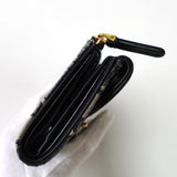 ディオール CDロ トロッター キャンバス/レザー 二つ折り財布 ブルー 未使用品 - NEWSED