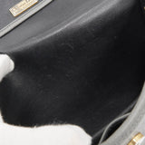 クリスチャン ディオール ヴィンテージ CDロゴ レザー ショルダーバッグ マットグレー - NEWSED