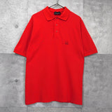 クリスチャン ディオール ヴィンテージ CDロゴ 半袖ポロシャツ レッド - NEWSED