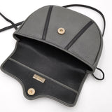 クリスチャン ディオール ヴィンテージ CDロゴ レザー ショルダーバッグ マットグレー - NEWSED