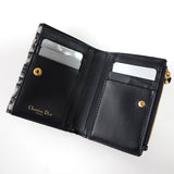 ディオール CDロ トロッター キャンバス/レザー 二つ折り財布 ブルー 未使用品 - NEWSED