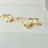 ディオール CDロゴ スター GP ゴールド チェーン ストラップ キーホルダー チャーム 箱付き 新品未使用品 - NEWSED