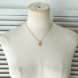 クリスチャン ディオール ヴィンテージ CDロゴ リーフ ネックレス GP - NEWSED