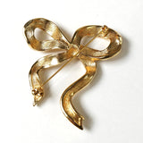 クリスチャン ディオール CDロゴ リボン ブローチ GPゴールド - NEWSED