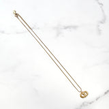 クリスチャン ディオール CDロゴ ネックレス GPゴールド - NEWSED