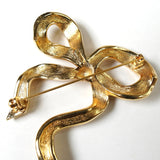 クリスチャン ディオール CDロゴ リボン ブローチ GPゴールド - NEWSED
