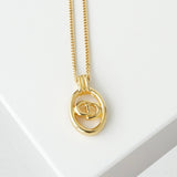 クリスチャン ディオール CDロゴ GP ゴールド ネックレス - NEWSED